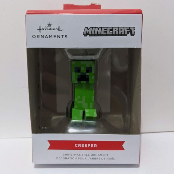 New Hallmark Minecraft Christmas Ornaments Axolotl Creeper Zombie 2022 Bundle - Picture 7 of 14